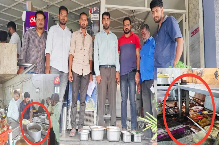 ఫోర్ సీజన్స్ రెస్టారెంట్‌లో మున్సిపల్ అధికారుల తనిఖీలు