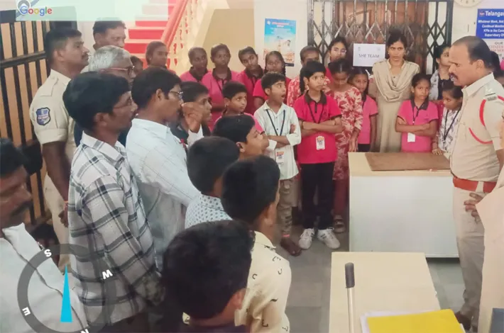 పోలీస్ – సాంకేతికత – నేర పరిశోధన: విద్యార్థుల అవగాహన సదస్సు