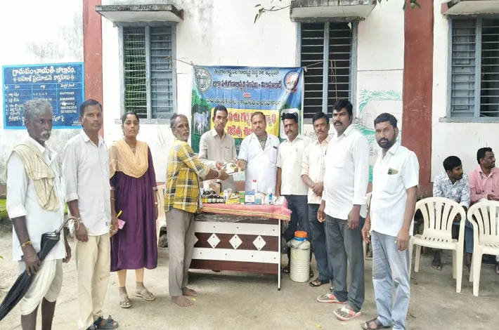 బొల్లారంలో పశువైద్య శిబిరం
