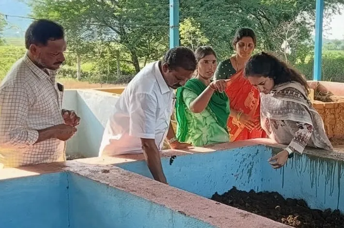 డిపిఓ అనూష పర్యటన