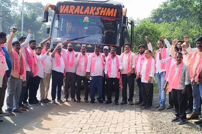 గోదావరిఖనికి గులాబీ దండు