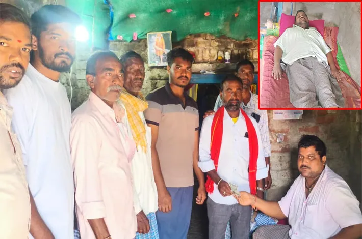 నిరుపేద పారిశుద్ధ్య కార్మికునికి క్షీణించిన ఆరోగ్యం