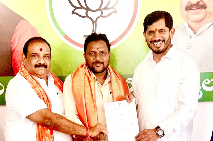 బిజెపి జిల్లా అధికార ప్రతినిధిగా వెంకటనర్సయ్య..