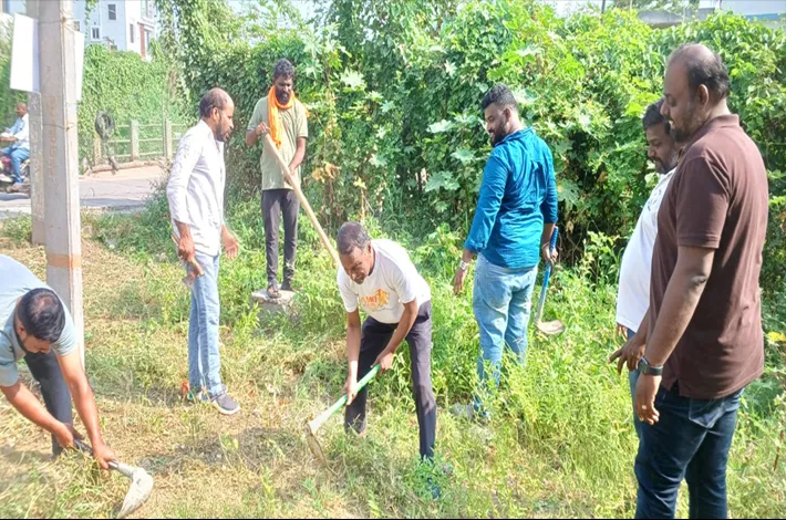 గాంధీ జయంతి సందర్బంగా  స్వచ్ఛ భారత్ కార్యక్రమం
