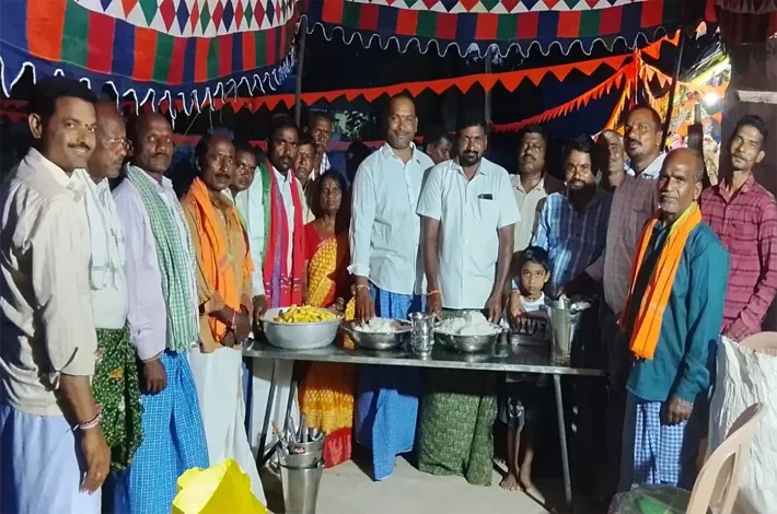 ధర్మ రావు పేటలో ఘనంగా మహా అన్న ప్రసాద వితరణ 