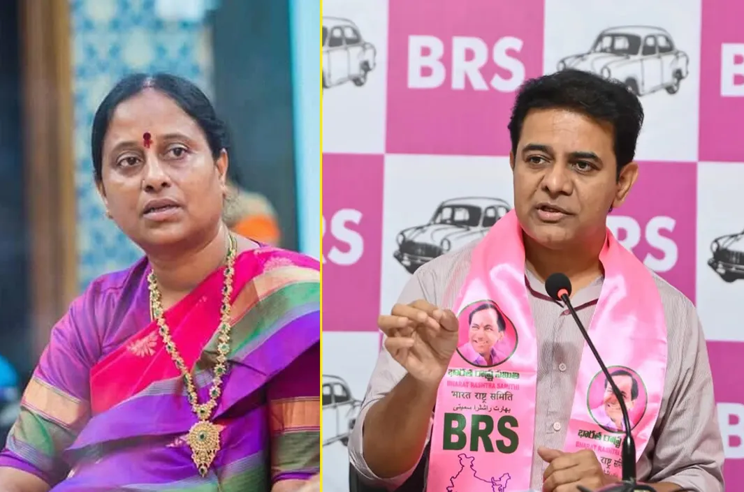కేటీఆర్‌కు కొండా సురేఖ క్షమాపణలు