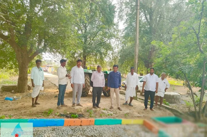ఈజీఎస్ పనులు పరిశీలించిన మండల ప్రత్యేక అధికారి