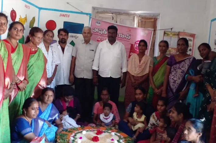 అంగన్‌వాడీల్లో ఆటపాటలతో పోషణపై అవగాహన