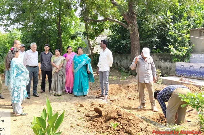 ఉపాధి హామీ పనుల ఆకస్మిక తనిఖీ....