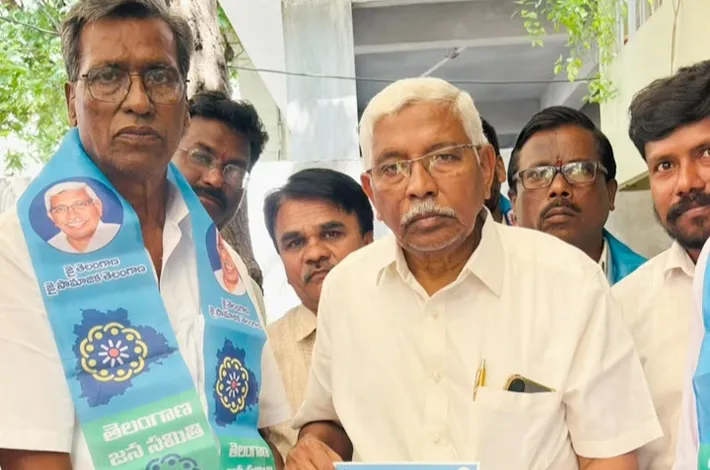 జిల్లా తెలంగాణ జన సమితి నూతన అధ్యక్షునిగా మారం లక్ష్మారెడ్డి 
