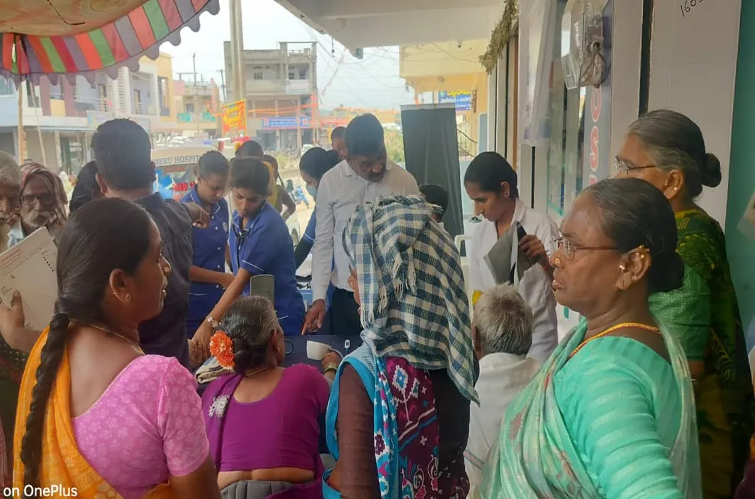 మెగా వైద్య శిబిరానికి విశేష స్పందన