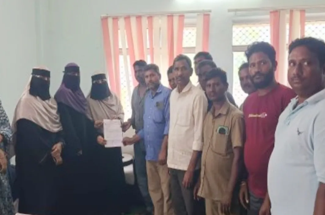 మున్సిపల్ కార్మికుల సమస్యలపై చైర్‌పర్సన్‌కు వినతి