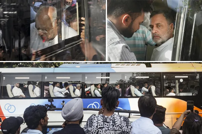 సీఈసీపై విపక్షాల నిరసన.. బస్సుల్లో జంతర్ మంతర్‌కు