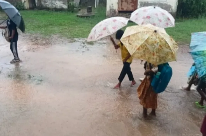 దంచికొడుతున్న భారీ వర్షం..