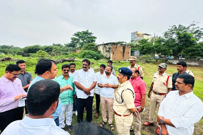 మంత్రి పర్యటన నేపథ్యంలో విస్తృత ఏర్పాట్లు
