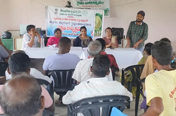 వ్యవసాయ శాఖ ఆధ్వర్యంలో రైతులకు అవగాహన