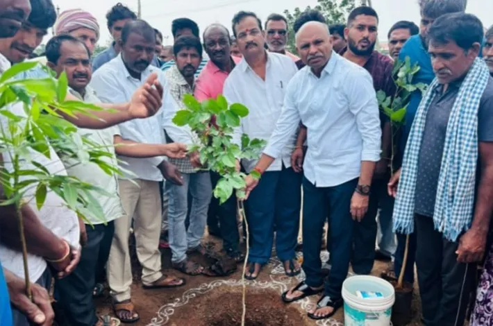 సొంత గ్రామం లో మొక్కలు నాటిన ఎమ్మెల్సీ శంకర్ నాయక్