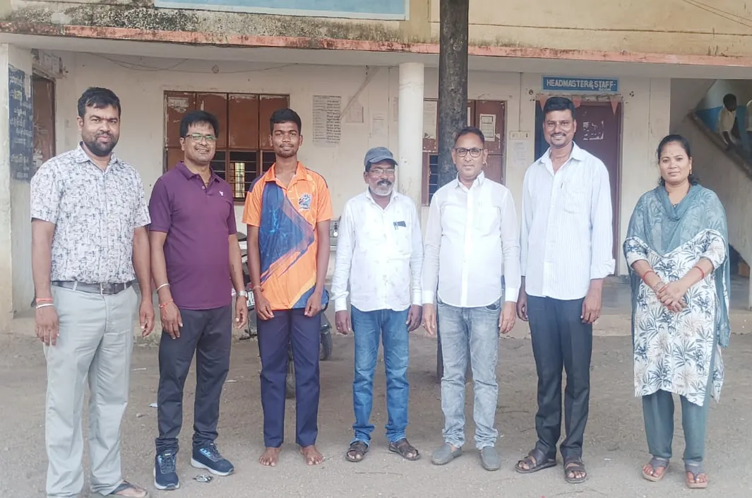 రాష్ట్రస్థాయి జూనియర్ కబడ్డీ పోటీలకు ఆశ్రమ పాఠశాల విద్యార్థి ఎంపిక