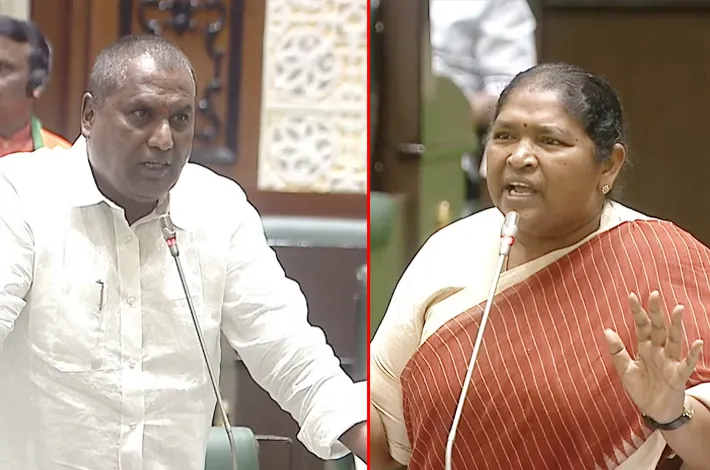 మహిళా ఎమ్మెల్యేలను ముందు పెట్టుకుని రాజకీయాలు చేస్తున్నారు
