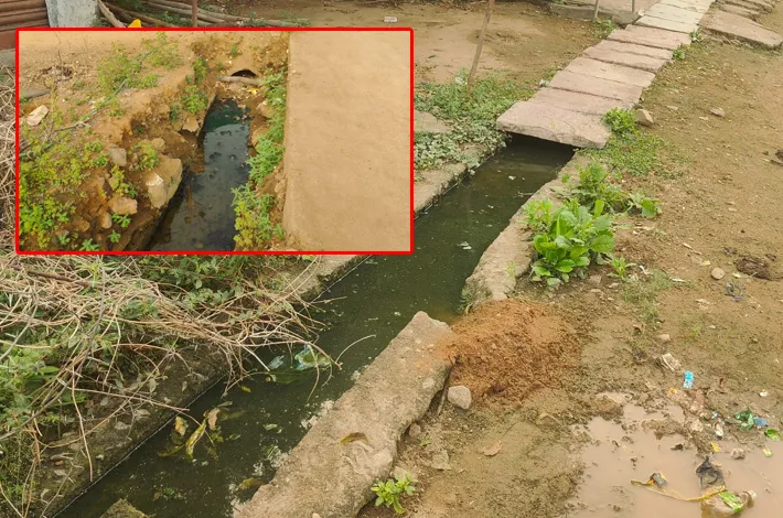 సలగుపల్లి లో మురికి కాలువలు కంపు కంపు..!