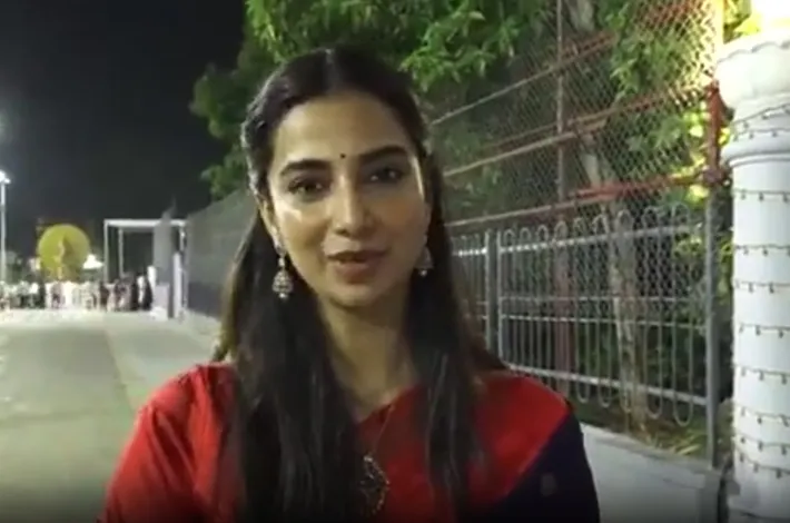 తిరుమలలో హీరోయిన్.. వీడియో ఇదిగో