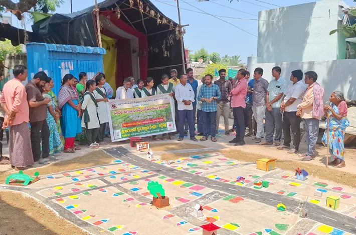 కీతవారిగూడెంలో భాగస్వామ్య గ్రామీణ విశ్లేషణ
