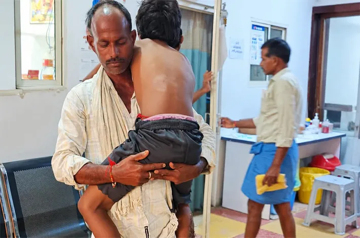 విద్యుత్ షాక్‌తో బాలుడికి గాయాలు