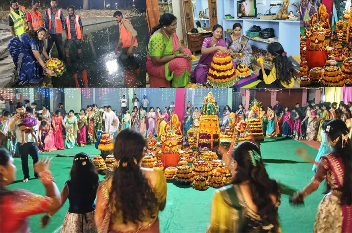 వైభవంగా సద్దుల బతుకమ్మ వేడుకలు