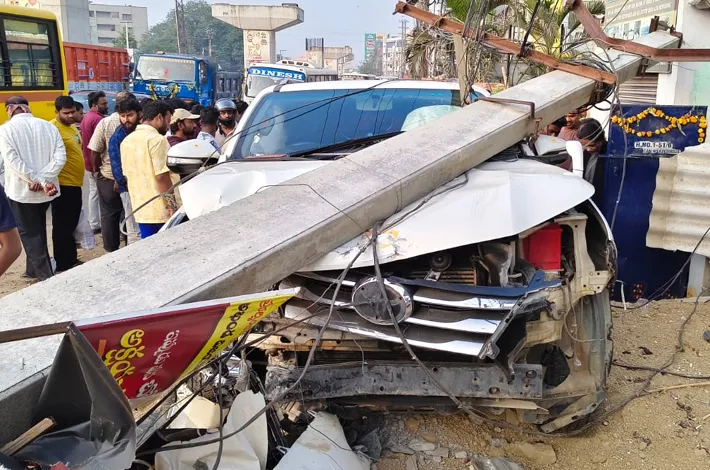 మద్యం మత్తులో.... ఘోర రోడ్డు ప్రమాదం