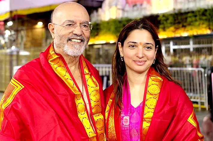 శ్రీవారి ఆశీస్సులు పొందిన తమన్నా