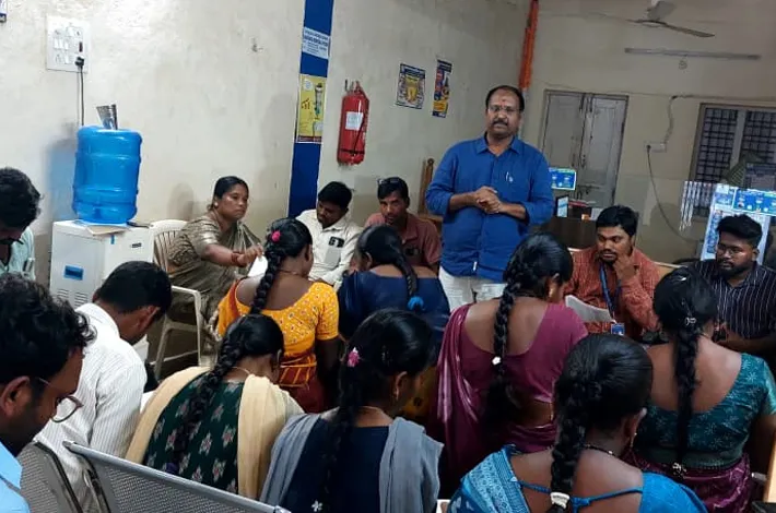 ధర్మారెడ్డి తెలంగాణ గ్రామీణ బ్యాంకులో సి.బి.ఆర్.ఎమ్  సమావేశం