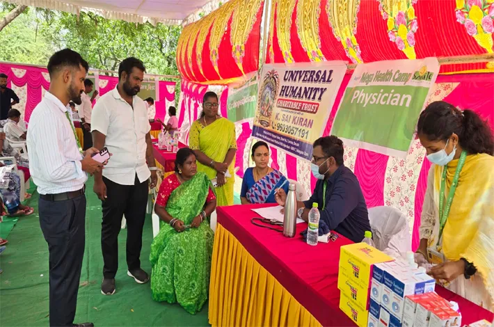 పేదల ఆరోగ్య రక్షనే.. ధ్యేయంగా వైద్య శిబిరాలు