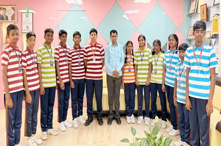 ఎస్జిఎఫ్ రాష్ట్రస్థాయి ఫుట్బాల్ పోటీలకు అల్ఫోర్స్ విద్యార్థులు