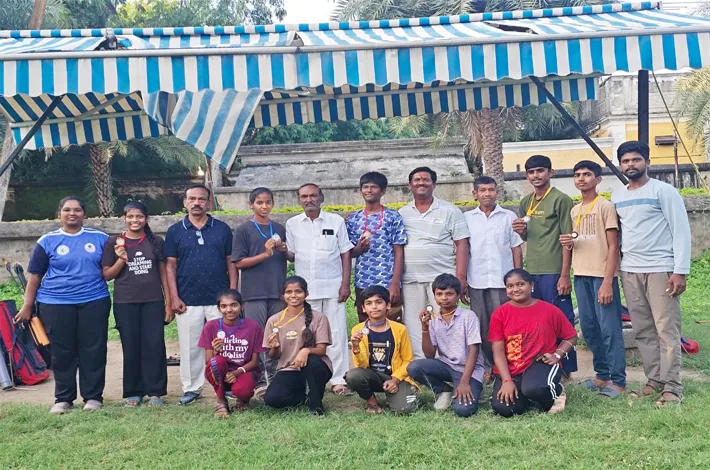 ఆర్చరీ సెలక్షన్స్‌లో దోమకొండ విద్యార్థుల ప్రతిభ
