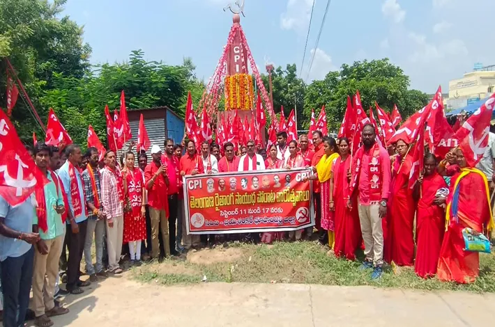 తెలంగాణ సాయుధ పోరాట స్ఫూర్తితో మరిన్ని భూపోరాటాలు