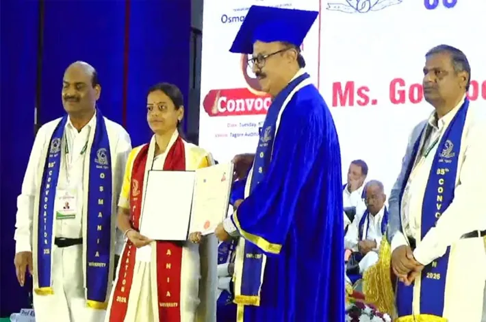 ఆదిలాబాద్ బిడ్డకు డాక్టరేట్‌