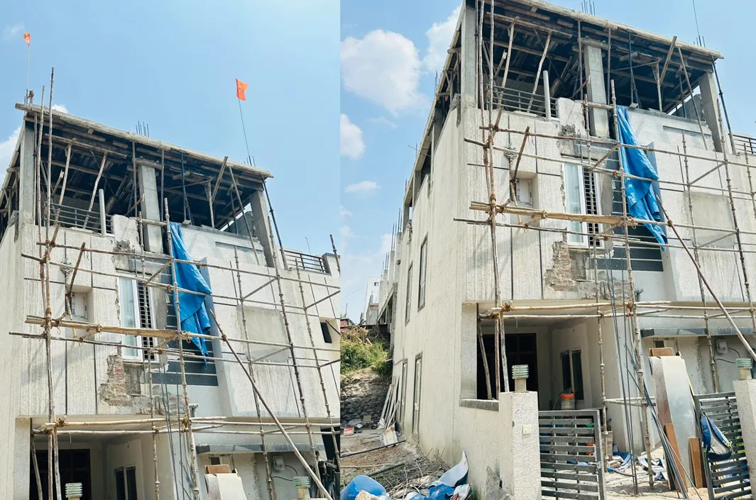 మణికొండలో అక్రమ నిర్మాణాలపై యాక్షన్