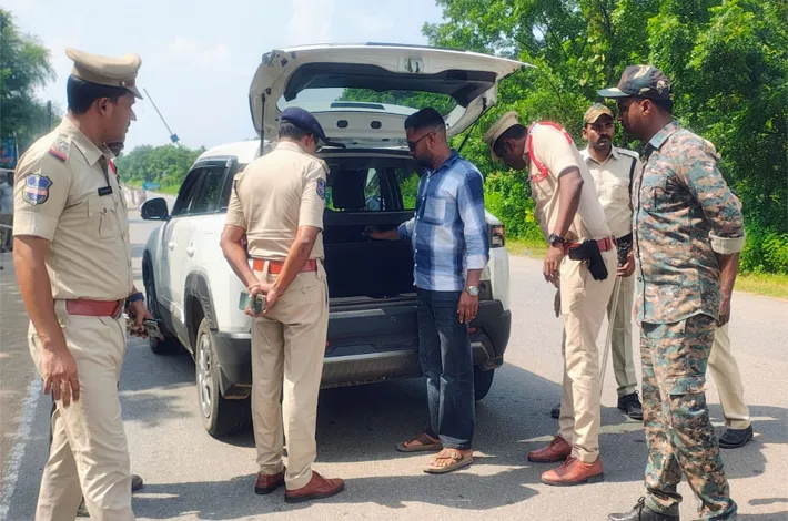 సరిహద్దుల్లో పోలీసుల వేట