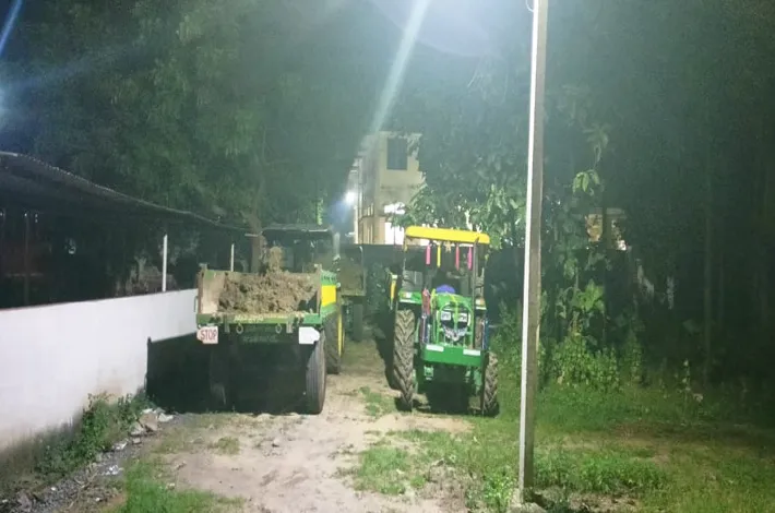 మట్టి అక్రమ రవాణాకు చెక్.. కేసు నమోదు!