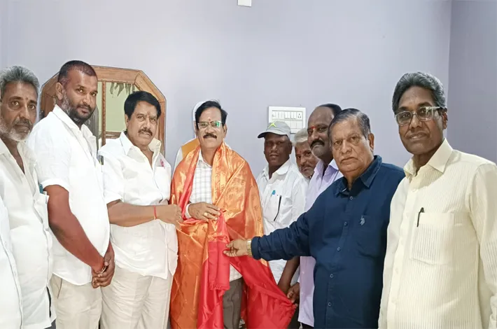 జిల్లా ఉత్తమ ఉపాధ్యాయుడికి అరిగెల సన్మానం