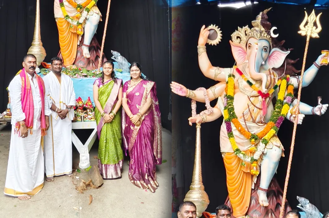 వినాయకుడి ఆశీస్సులతో ప్రజలందరూ సుఖ