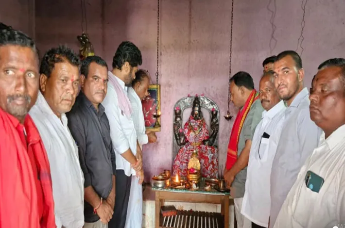 ఐదు చేతుల పోచమ్మ ఆలయ నిర్మాణానికి శ్రీకారం