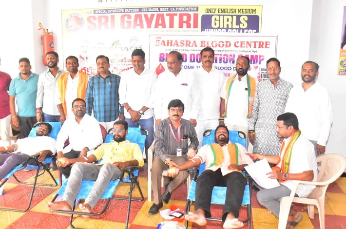 మోదీ జన్మదినం సందర్భంగా రక్తదాన శిబిరం