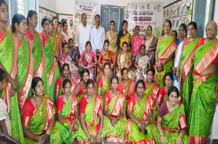 అంగన్వాడీ కేంద్రాల్లో పోషణ మాసం కార్యక్రమం