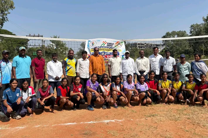కే లో ఇండియా వాలీబాల్ క్రీడలకు ఎంపిక