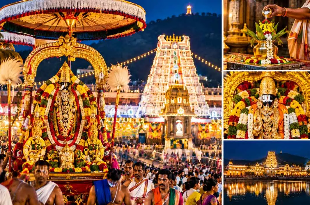 శ్రీవారి సన్నిధిలో భక్తుల కోలాహలం