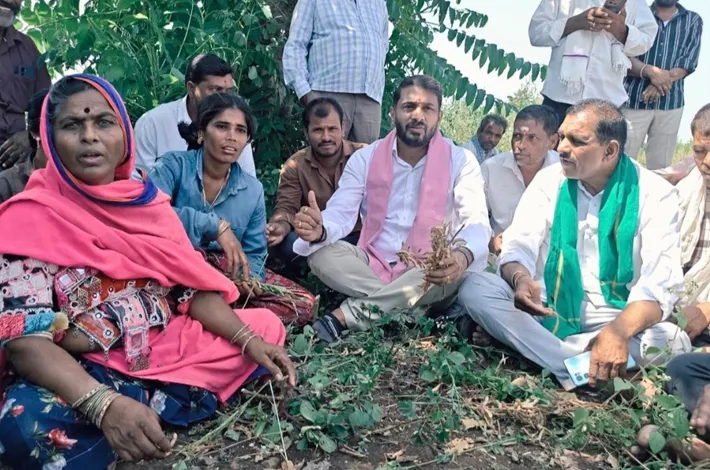 కాంగ్రెస్ ప్రభుత్వం రైతులను ఆదుకోవాలి...