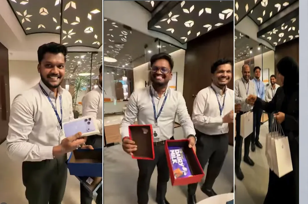 బోనస్ కాదు.. ఏకంగా ఐఫోన్ 16 ప్రో! వైరల్ వీడియో 