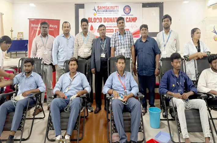 సంస్కృతి ఇంజనీరింగ్ కళాశాలలో మెగా రక్తదాన శిబిరం