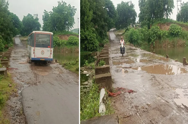 ప్రమాదకరంగా మారిన ధనోర బ్రిడ్జ్